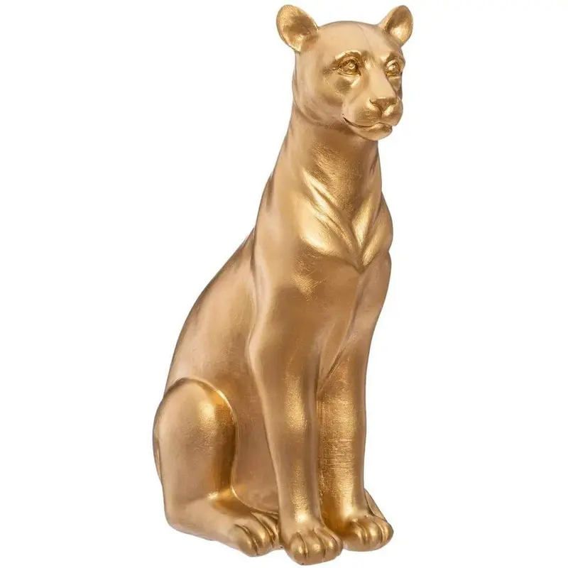 Figurka pantera, polyresin, wys. 23 cm