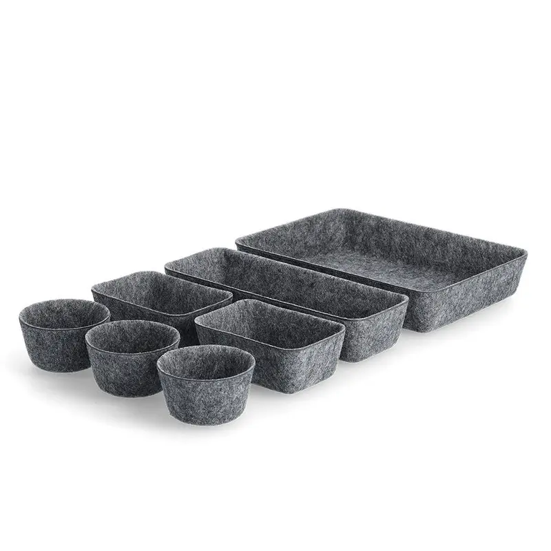 Filcowe pojemniki do organizacji, 8 szt.