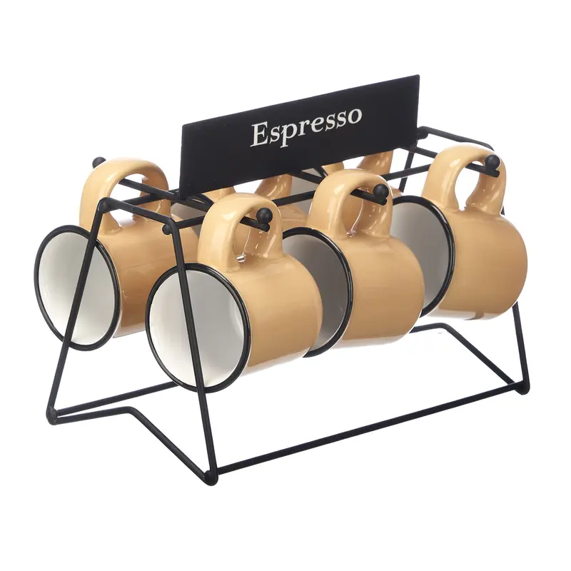 Filiżanki do espresso, 6 sztuk, 100 ml