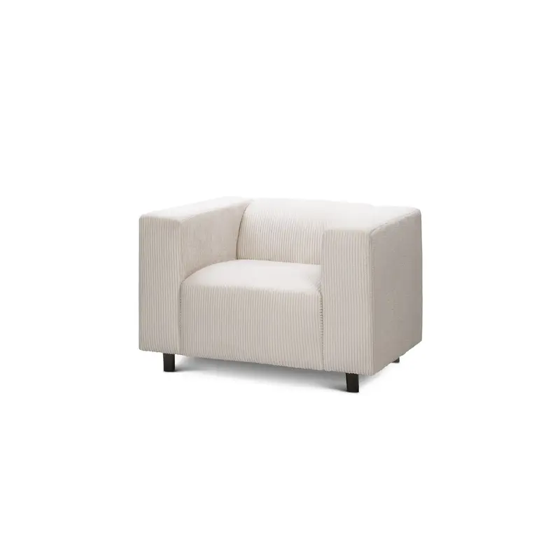 Fotel 95 cm do relaksu w stylu skandynawskim | July