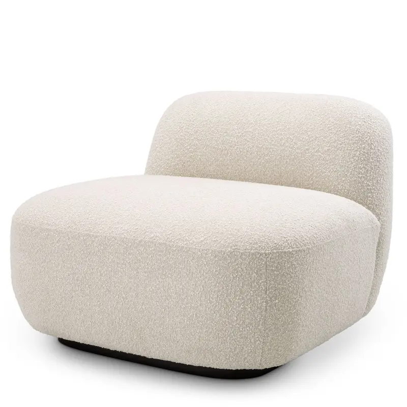 Fotel Eichholtz Björn tkanina Bouclé cream