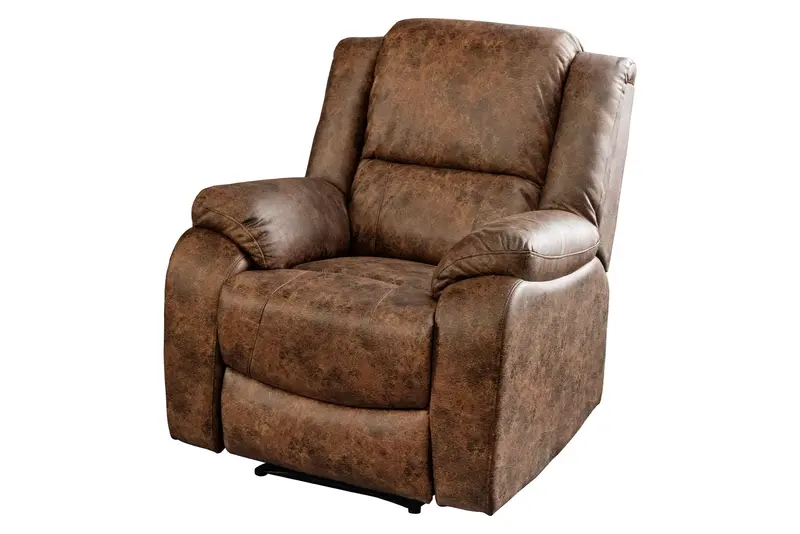 FOTEL HOLLYWOOD KINOWY BRĄZOWY SZTUCZNA SKÓRA /47596 / INVICTA INTERIOR