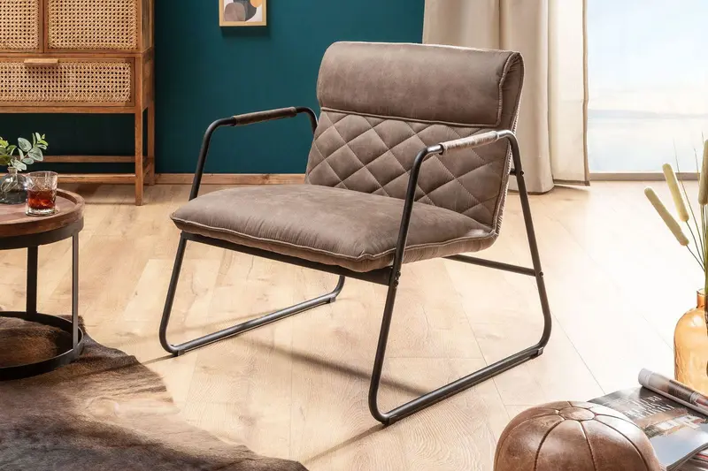 Fotel Mustang Lounger Antyczny taupe / 39484  / INVICTA INTERIOR