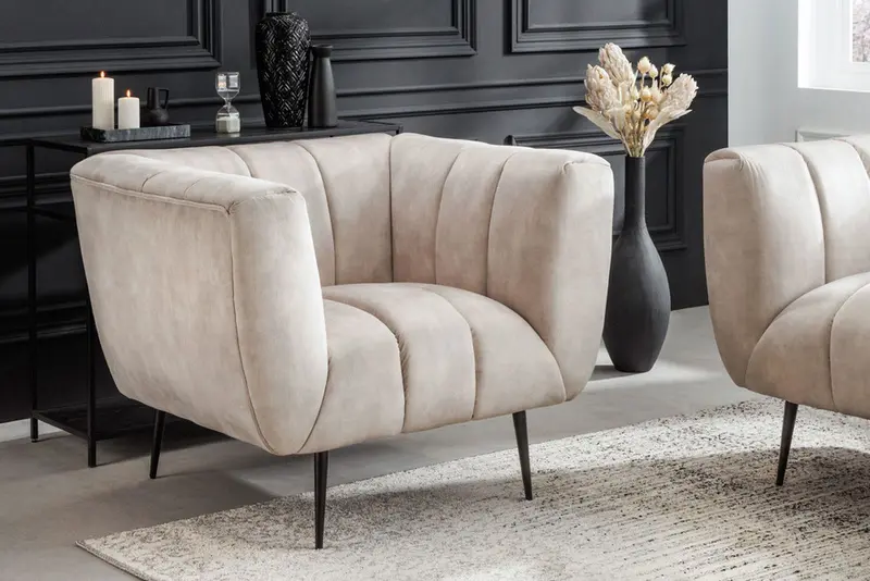 FOTEL NOBLESSE BEŻOWY / 43267 / INVICTA INTERIOR