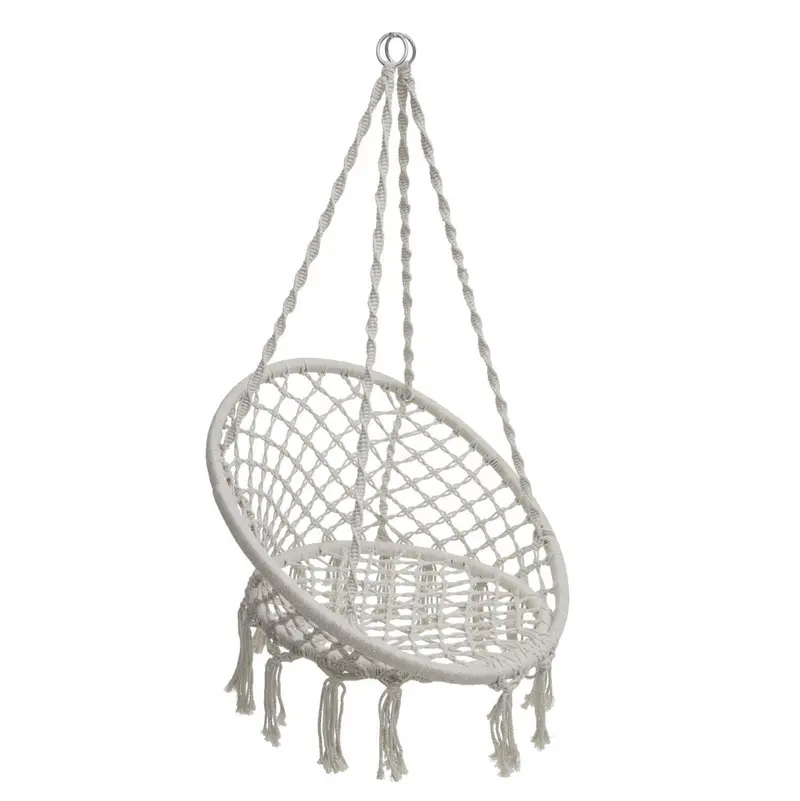 Fotel ogrodowy boho Plumaya, Ø 60 cm