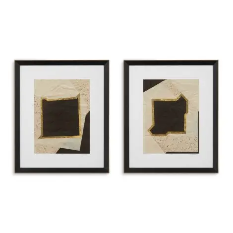Fotoobraz Eichholtz Creased Umber by Vanna Lam, zestaw 2 sztuk