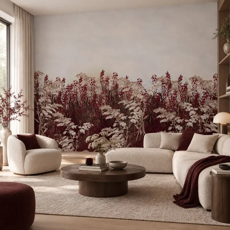Gaja Burgundy – Tapeta na wymiar
