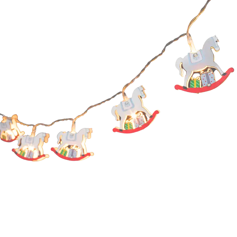 Girlanda LED, koniki na biegunach