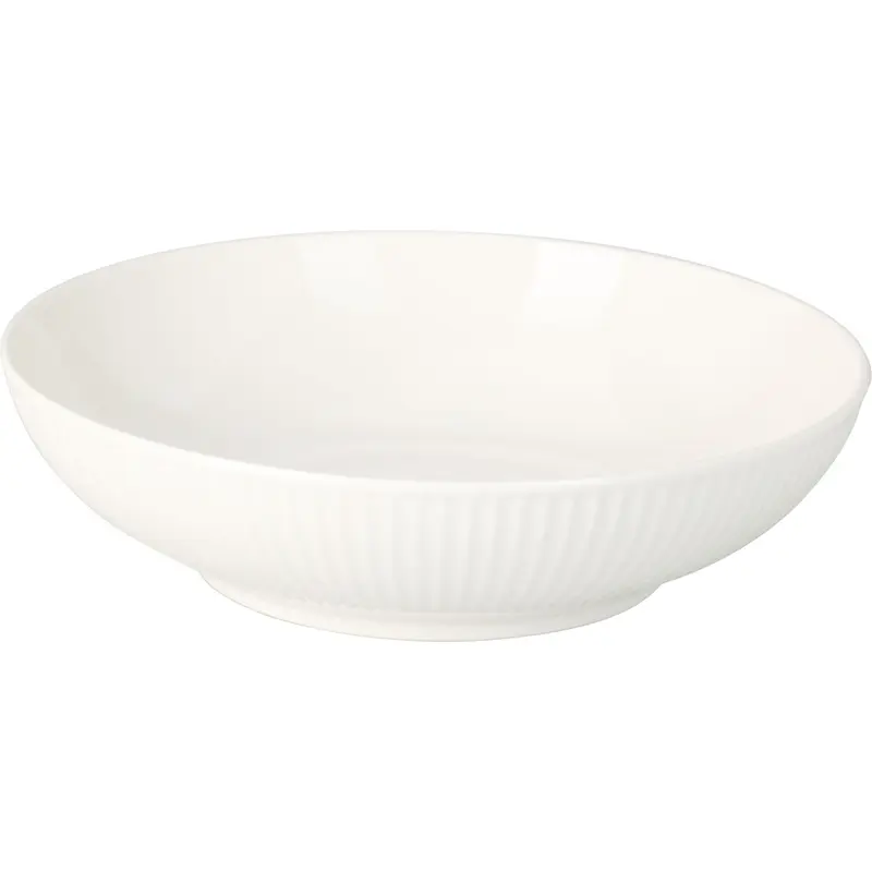 Głęboki talerz z porcelany New Bone, Ø 20 cm