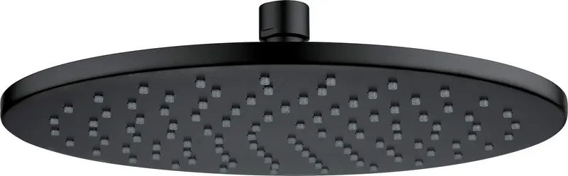 Głowica prysznicowa okrągła - 250 mm Cascada Czarny Mat