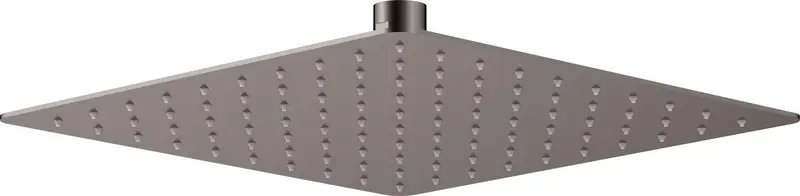 Głowica prysznicowa stalowa - 250x250 mm Cascada Grafitowy