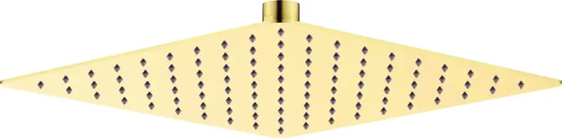 Głowica prysznicowa stalowa - 250x250 mm Cascada Złoty