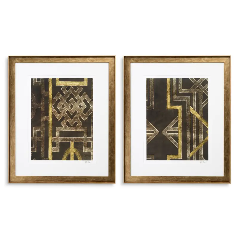Grafika Trellis Pattern by Ethan Harper I, zestaw 2 szt.