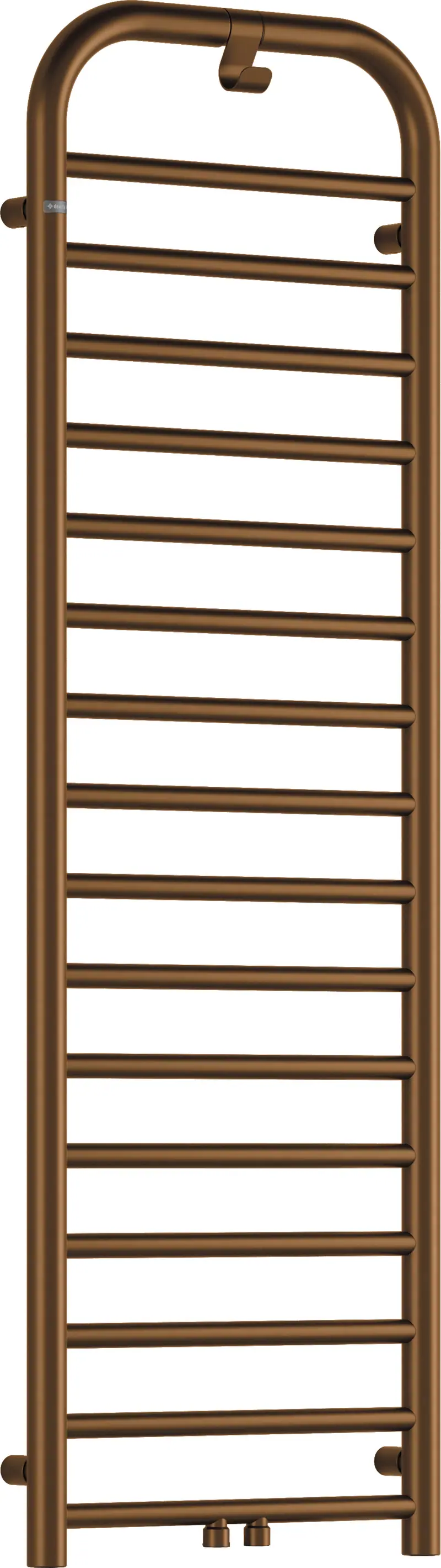 Grzejnik łazienkowy - wysokość 157 cm Silia Brązowy mat