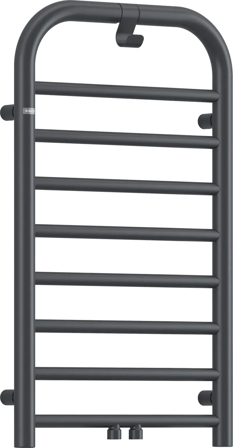 Grzejnik łazienkowy - wysokość 85 cm Silia Grafitowy Mat