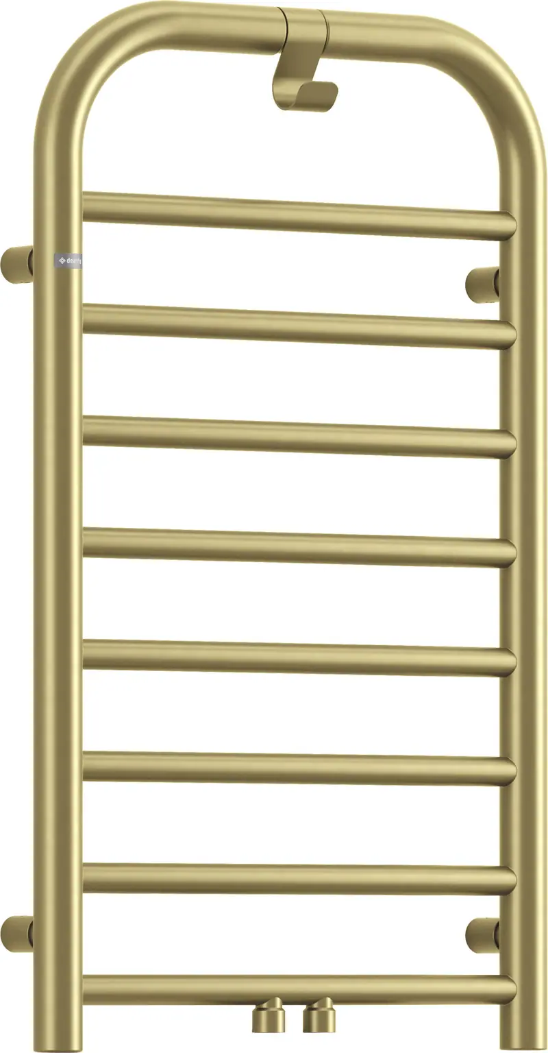 Grzejnik łazienkowy - wysokość 85 cm Silia Złoty Mat