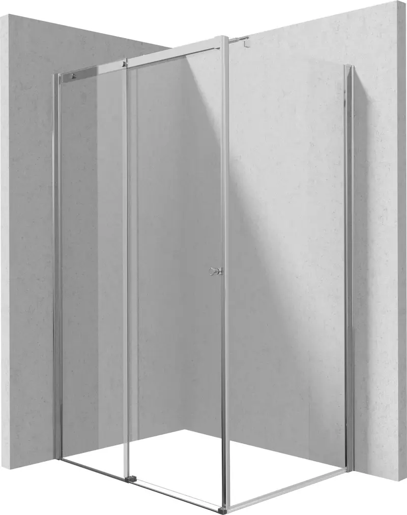Kabina prysznicowa prostokątna 120x80 cm Kerria Plus Chrom