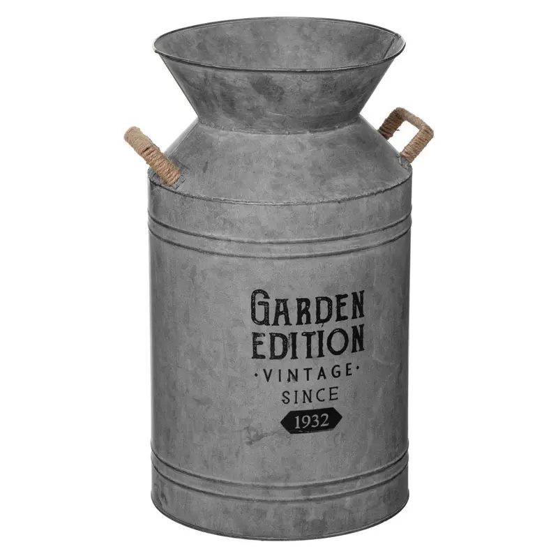 Kanka w stylu retro, metalowa, 48 cm