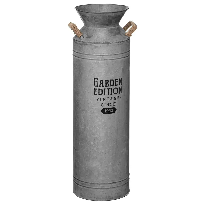 Kanka w stylu retro, metalowa, 62 cm