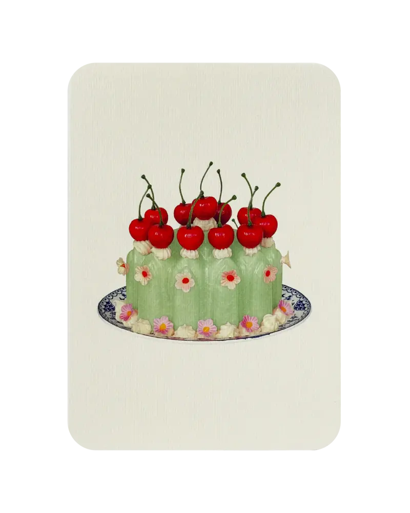Kartka okolicznościowa z kopertą Chartreuse Cream Blancmange