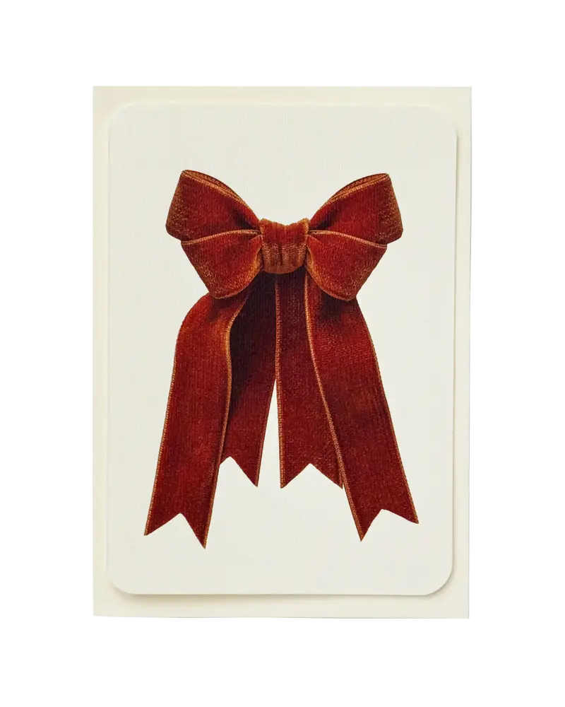 Kartka okolicznościowa z kopertą Chocolate Velvet Bow