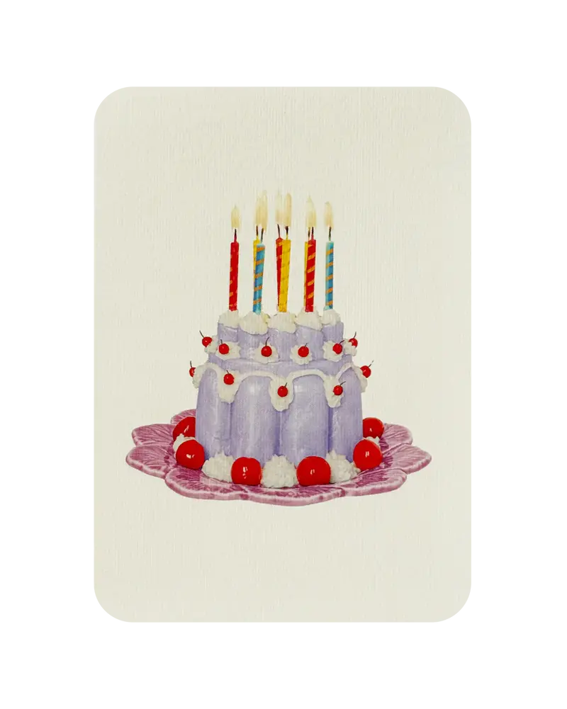Kartka okolicznościowa z kopertą Lavender Cream Blancmange