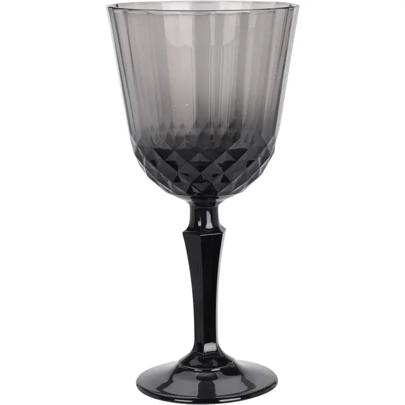 Kieliszek na wino z szarego szkła, 310 ml