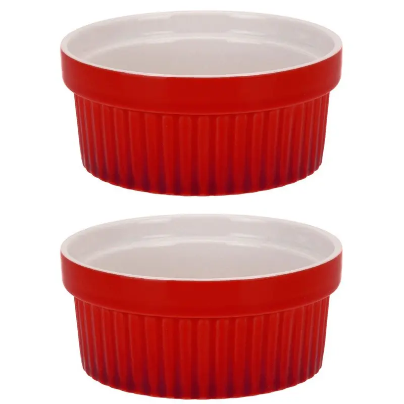 Kolorowe ceramiczne miseczki, kokilki wielofunkcyjne 260 ml - 2szt.