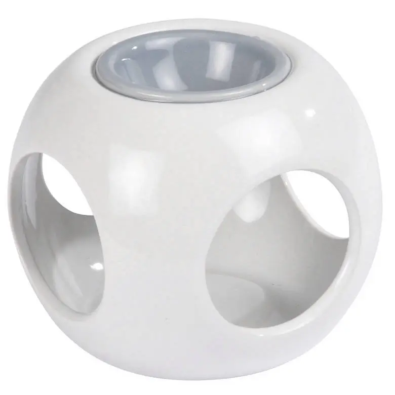 Kominek ceramiczny w formie kostki, wys. 6 cm