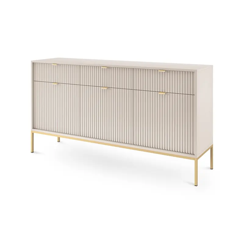 Komoda 154x83 w stylu glamour | Roza