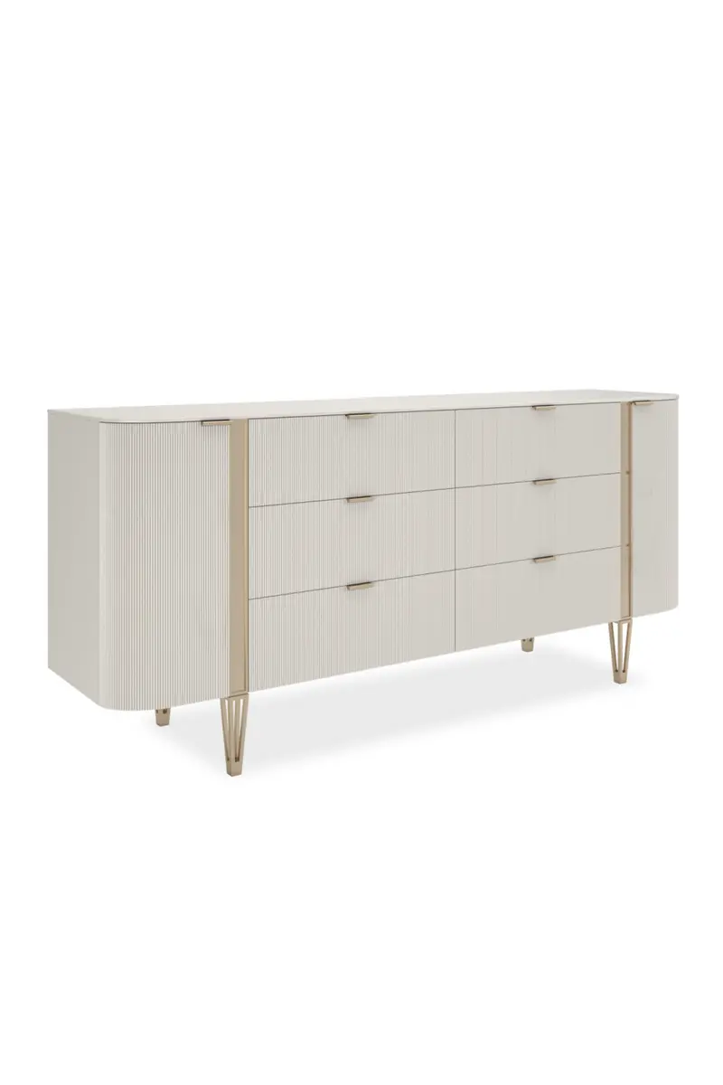 Komoda Love At First Sight | 6 szuflad, White