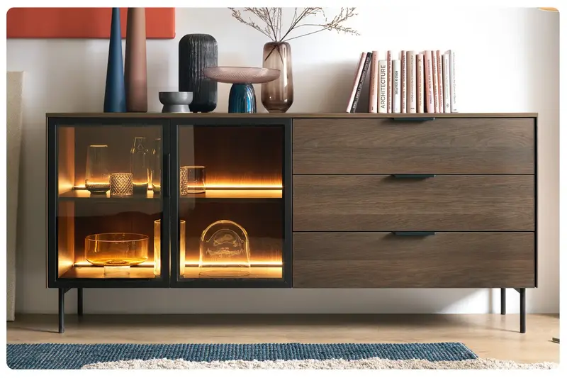 Komoda Lumi 181 2D3S – elegancja, funkcjonalność i nowoczesny design