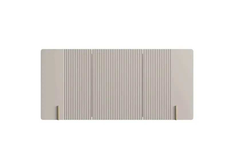 Komoda Malmi 150 cm wisząca - kaszmir / crema bianca / złoty