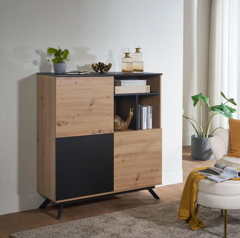KOMODA WOHNLING MDF OPTYKA DĘBU / WL6.665
