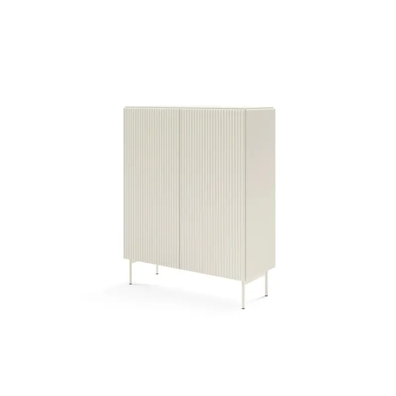 Komoda wysoka z drzwiami 99x123 w stylu nowoczesnym | MuzZI