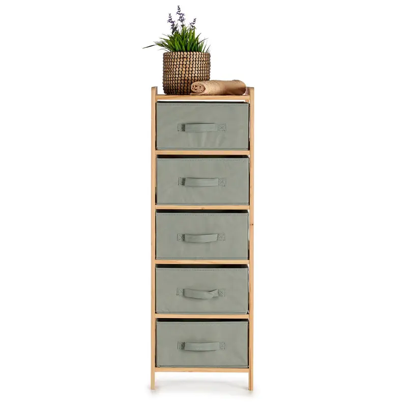 Komoda z 5 szufladami z materiału