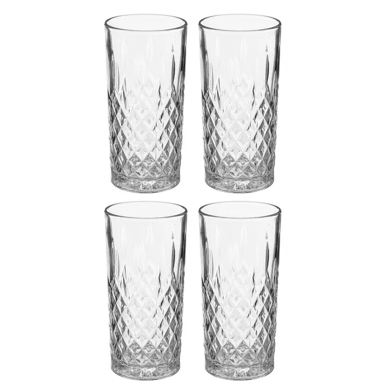 Komplet wysokich szklanek typu tumbler CHARLES, 300 ml