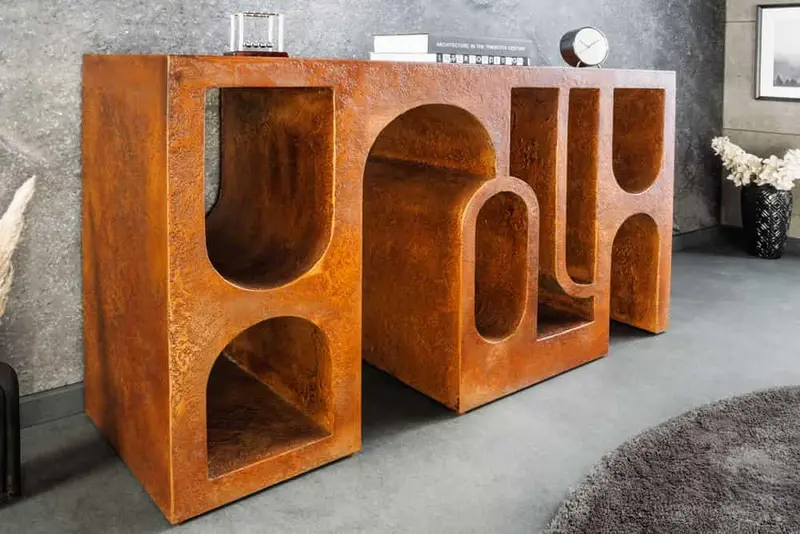 KONSOLA ART AMBIENTE KOLOR MIEDZIANY / 44309 / INVICTA INTERIOR
