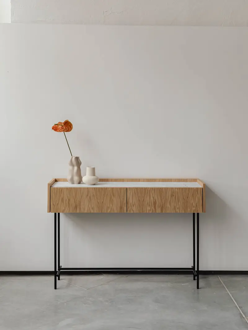 Konsola z marmurowym blatem FORST Console