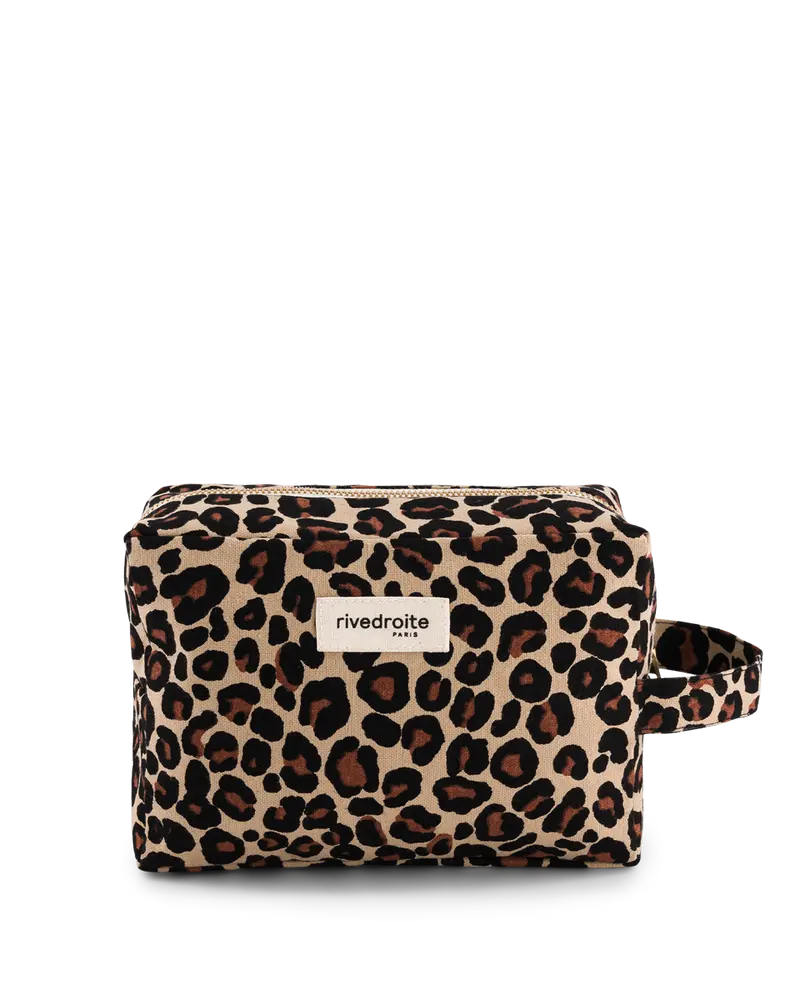 Kosmetyczka Tournelles XL Leopard Beige Sand