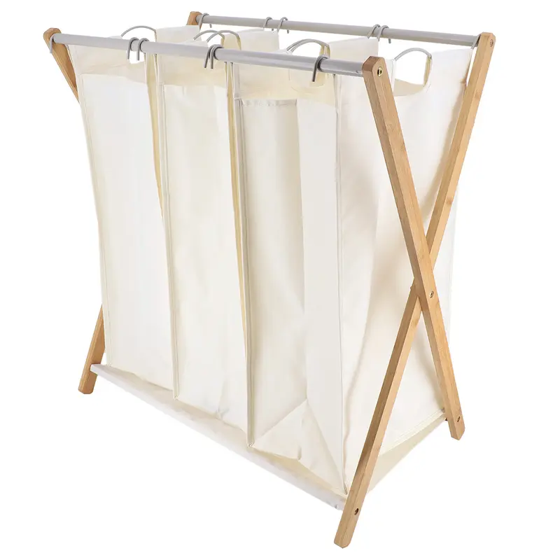 Kosz na pranie 3 komory CHIC INTERIOR, 35 l x3