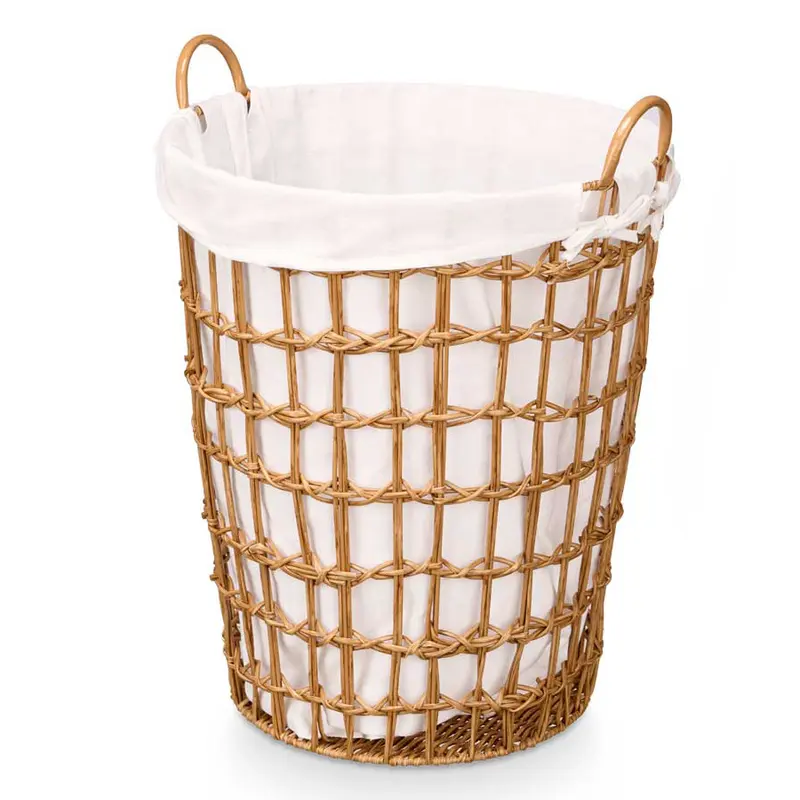 Kosz na pranie z uchwytami, jednokomorowy, 59 cm