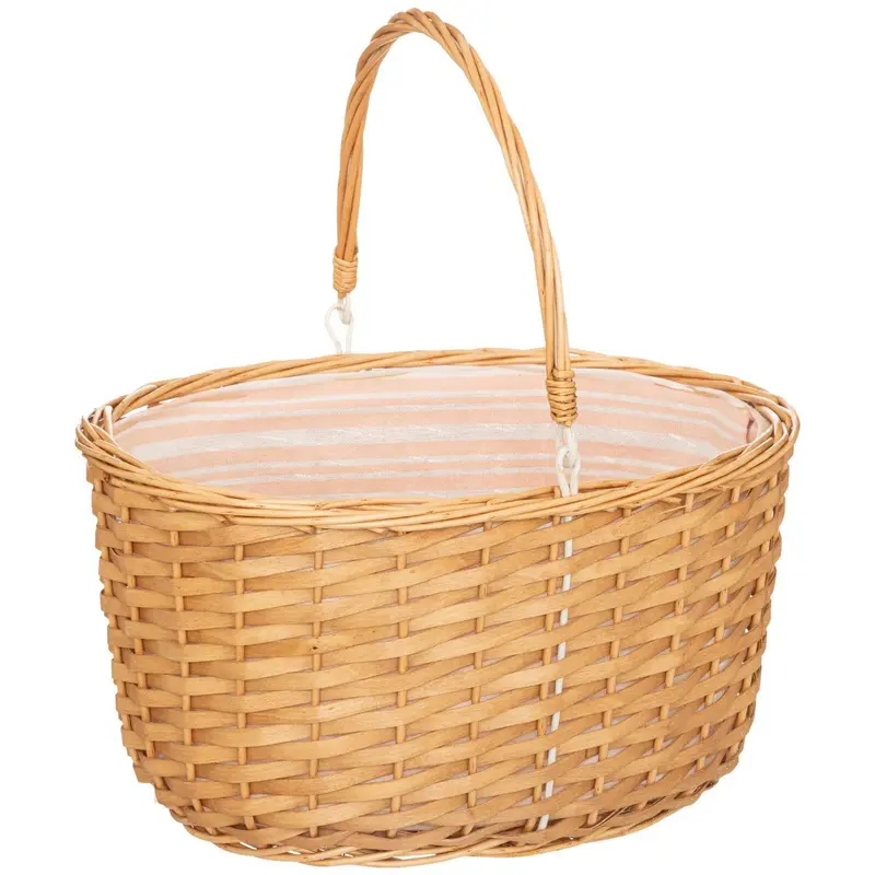 Koszyki piknikowe z wikliny Summer, zestaw 3 sztuk