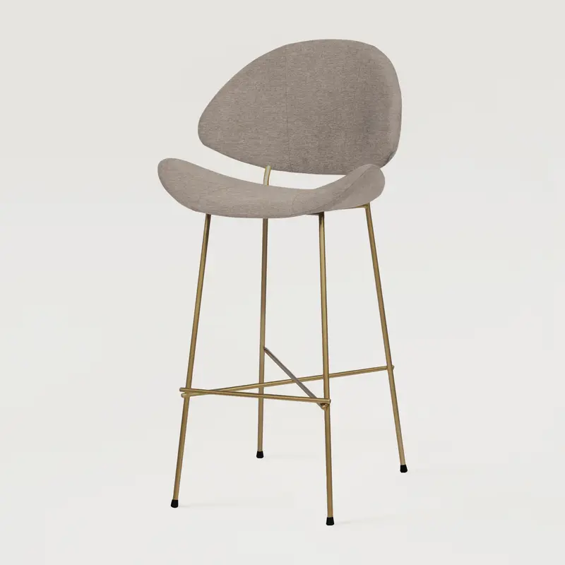 Krzesło barowe Cheri Bar Maero Copper High - Beżowe