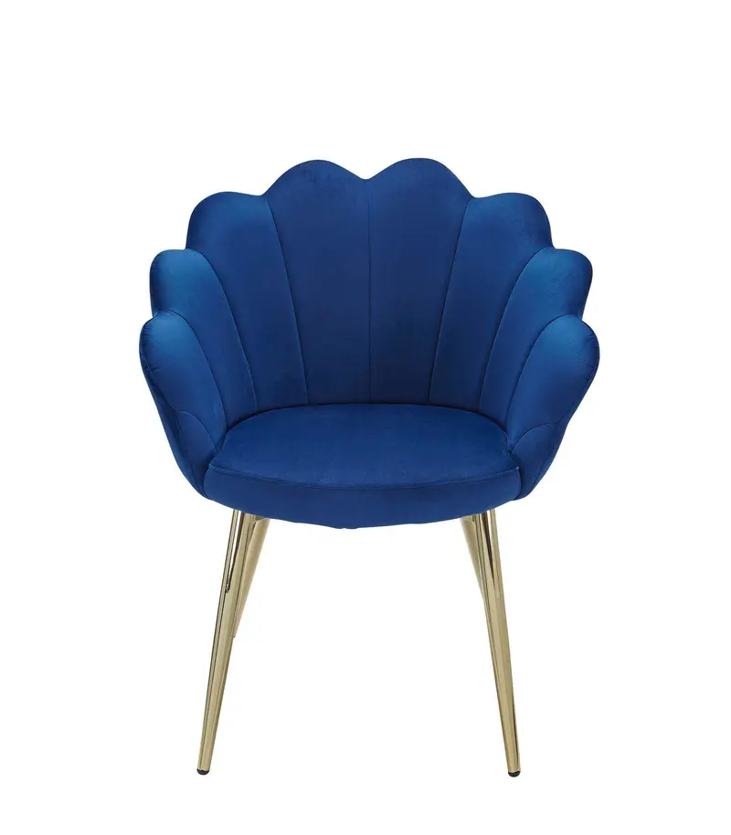 Krzesło do jadalni Tulip Velvet Blue Wohnling / WL6.285
