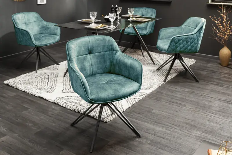 KRZESŁO EUPHORIA NIEBIESKIE / 40999 / INVICTA INTERIOR