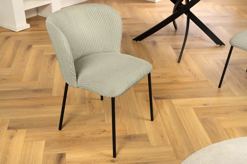 KRZESŁO LYON KOLOR MIĘTOWY SZTRUKS / 44963 / INVICTA INTERIOR