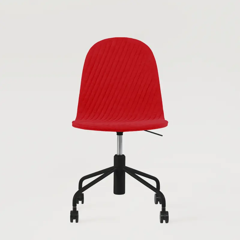 Krzesło Mannequin 06 black - Czerwone