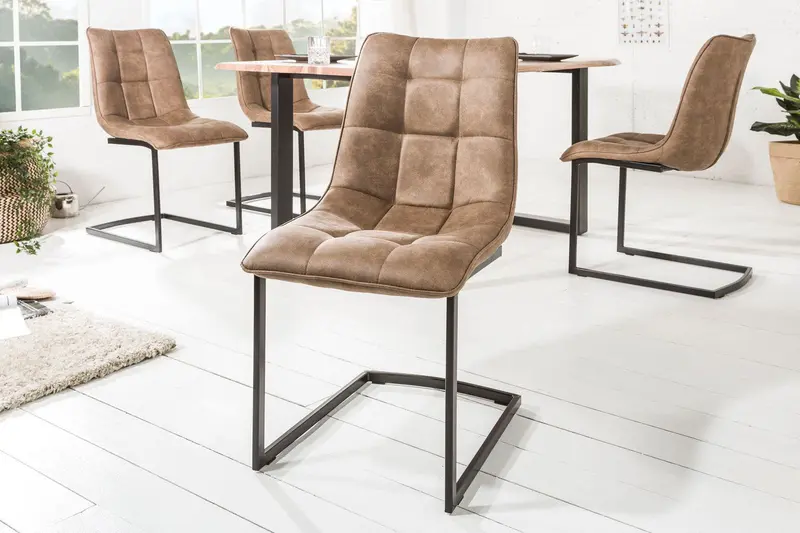 KRZESŁO MIAMI JASNOBRĄZOWE / 39856 / INVICTA INTERIOR