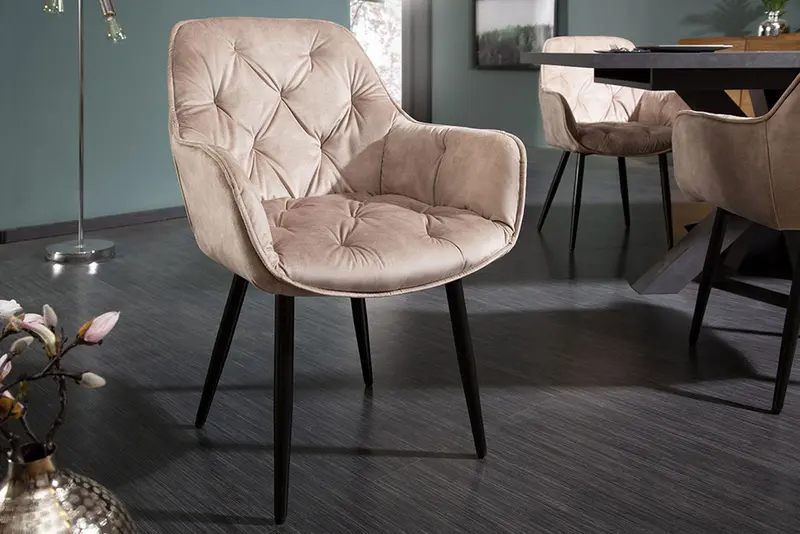 KRZESŁO MILANO BEŻOWE / 41178 / INVICTA INTERIOR